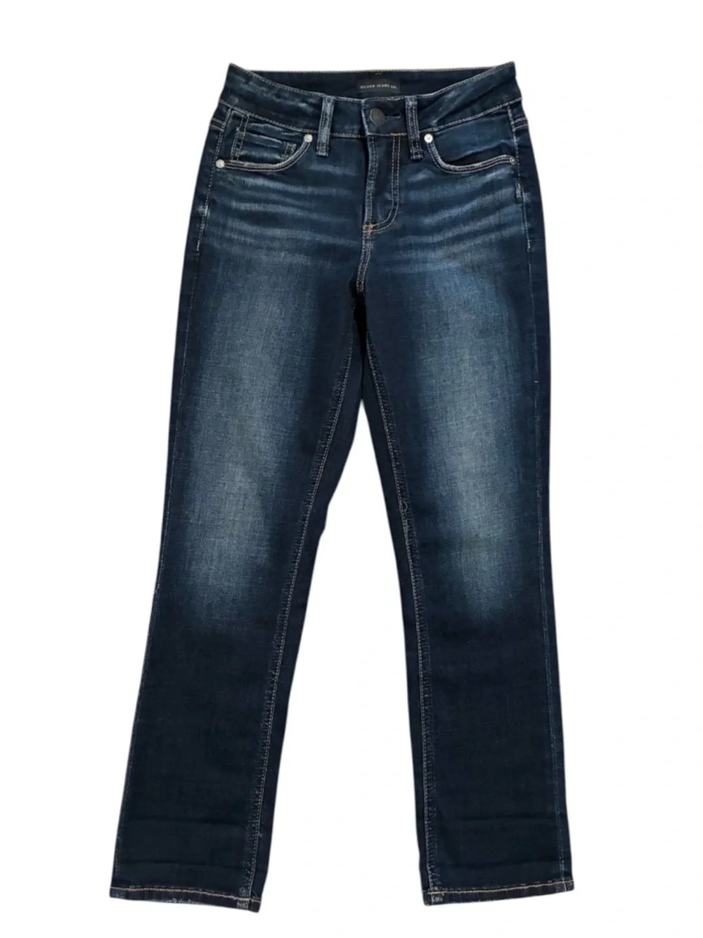 Silver Jeans Women’s 25 Blue Suki Capri LIKE NEW!